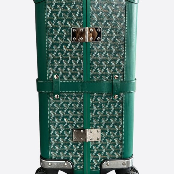 Goyard Green Bourget PM Trolley Case - Picture 2 of 8